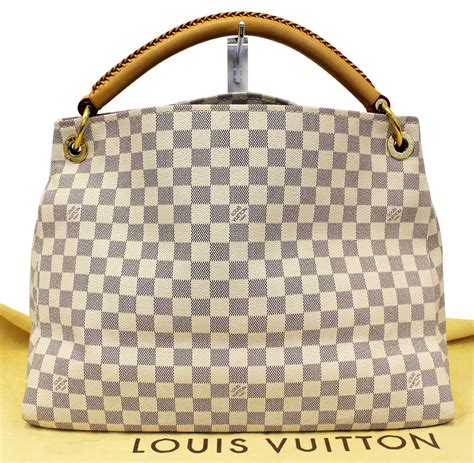 louis vuitton damier artsy bag|Louis Vuitton checkered tote bag.